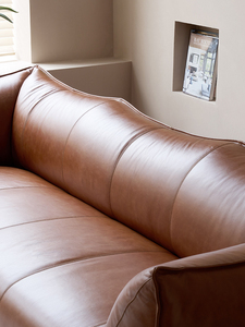 Canapé-lit gonflable moderne, incurvé, luxueux, en cuir véritable, écologique, pour hôtel, <span class=keywords><strong>appartement</strong></span>, trois places, réglable - Product Image 5