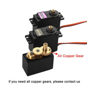 Servo MG995 MG996R 180 °   360 °   Servomotor estándar de engranajes metálicos de alto torque para coches RC, barcos y modelos de aviones de control remoto - Product Image 2