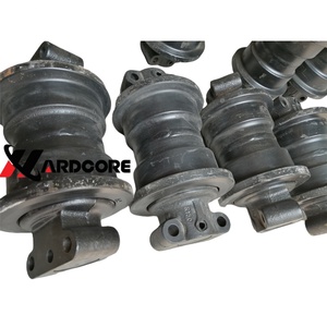 EC70 EC80 ECR88 EC140 Excavator Undercarriage Parts Single Double Flange Track Roller Tarrier Roller Track Chain Group - Product Image 1