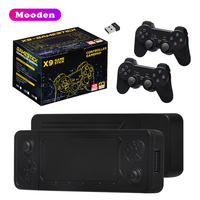 Console de jeu X9 Game Stick 1080P HD 64 Go avec plus de 30 000 jeux rétro S905x2 TV avec manette sans fil et connexion 2,4 GHz