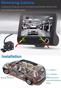 1080HD Night Vision Car DVR with English <strong>Voice</strong> Control 3 <strong>Camera</strong> Function Dash Cam Black Box for Vehicle <strong>Recording</strong> - Product Image 5