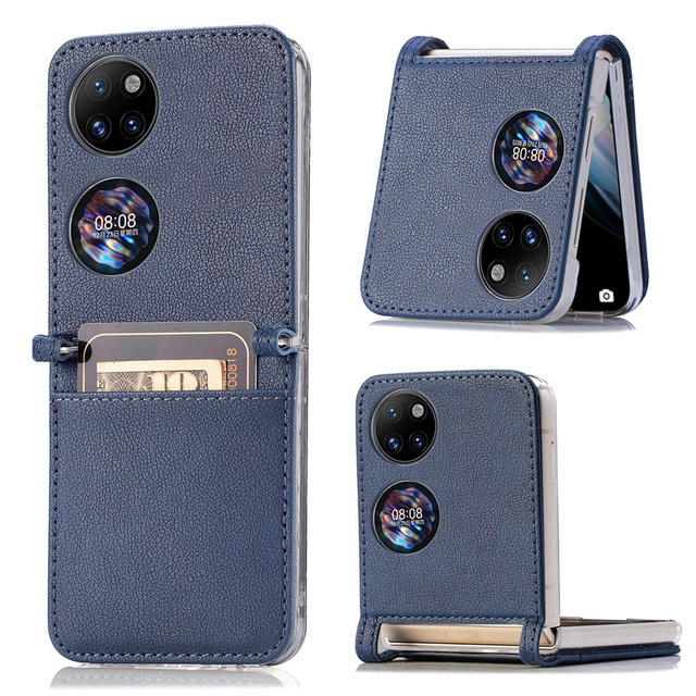 Mobile Phone Leather case for Huawei P50 Pocket Phone case Six Colors