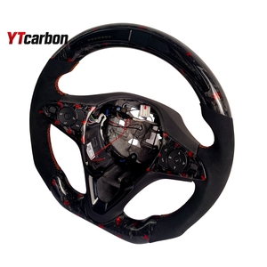 Ytcarbon พวงมาลัยคาร์บอนไฟเบอร์แท้อุปกรณ์ตกแต่งภายในรถยนต์สำหรับ Astra EV K OPC GS <span class=keywords><strong>GSI</strong></span> ปรับเปลี่ยนสไตล์การแข่งรถ - Product Image 2