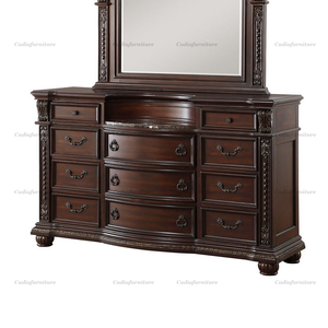 Cabecero <span class=keywords><strong>de</strong></span> cuero clásico <span class=keywords><strong>de</strong></span> lujo, <span class=keywords><strong>cama</strong></span> King Size, muebles <span class=keywords><strong>de</strong></span> dormitorio real antiguo para Villa, muebles para el hogar, juego <span class=keywords><strong>de</strong></span> dormitorio <span class=keywords><strong>de</strong></span> madera - Product Image 4