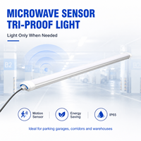 Lumière LED à détecteur de mouvement pour micro-ondes, étanche IP65, pour garage, éclairage de voie de circulation