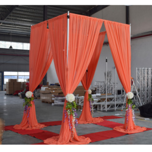 Heavy duty portable <b>backdrop</b> <b>stand</b> telescopic trade show pipe and drape - Product Image 6