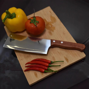 Slicing Knife Stainless Steel 8-9.9 In Hand Forged Wooden Handle For Home Use - Product Image 4