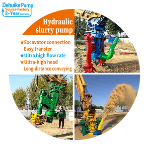 DEHUIKE High Flow River Lake Dredging Excavating Agitator Hydraulic New Submersible Sand Slurry Pump for Sale - Product Image 5