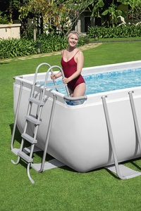 <span class=keywords><strong>Bestway</strong></span> — piscines gonflables de taille famille, rectangulaires, portables, cadre en <span class=keywords><strong>acier</strong></span>, pour l'extérieur, 56456 - Product Image 4