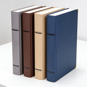 Carnet de notes de luxe rétro A5 A6 en cuir avec impression personnalisée et logo, idéal pour les <span class=keywords><strong>cadres</strong></span> d'entreprise - Product Image 2