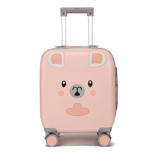 Adorable <strong>Toddler</strong> Travel <strong>Suitcase</strong> Carry on Cute Bear Hard Shell Trolley Box Boy Girl - Product Image 6