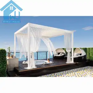 DIY Pergola Designs China Lieferant Dachsystem Lamellendach-Pergola-Dach OEM