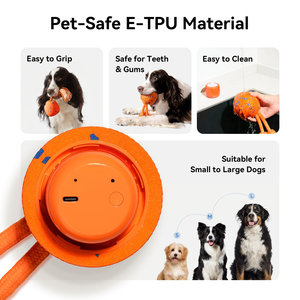 E-TPU Material Eco-friendly Interactive <b>Dog</b> Toy Wicked <b>Ball</b> Rolly Shell - Product Image 5