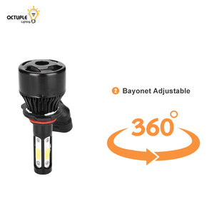 Octuple Hot Bán <span class=keywords><strong>X7</strong></span> Led Đèn Pha 4 mặt 6000k-10000lm 24V Ánh Sáng Trắng H4 H11 H7 COB LED chip 6500K Nhiệt độ màu - Product Image 5