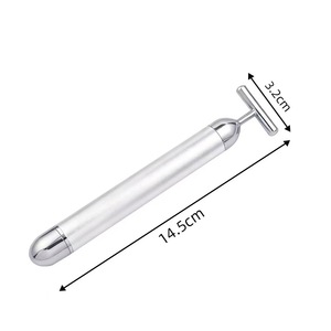 Zinc Facial Massager T-Shape Facial <b>Massage</b> Face Lifting Massager Anti Wrinkle Skin Care Beauty <b>Tool</b> - Product Image 2