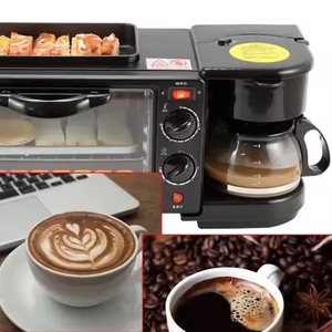 Estación de Desayuno 3 en 1 de Venta Caliente 2026: Microondas, Cafetera y Sartén - Product Image 4