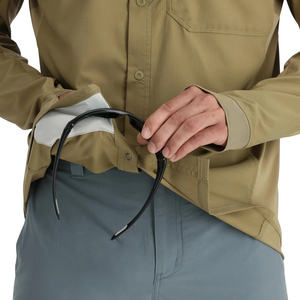 Sudadera con capucha ligera y transpirable de Guatemala con diseño divertido y protección solar SPF50, con botones y logotipo, ideal para pescar. - Product Image 5