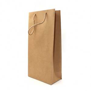 Bolsa de Papel Kraft Marrón con Logotipo Personalizado al por Mayor para Compras - Product Image 4