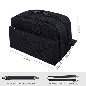 Compact Nylon Camera Bag With Adjustable Strap For Dslr Slr Mirrorless Cameras Soft Case Travel Carry Pouch - Product Image 5