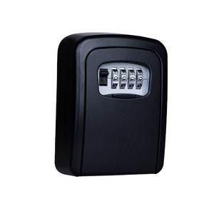 Lock Key Box Asack G4 Big Capacity 4 Digit Combination Password Waterproof Metal Wall Mounted Portable Storage Safe Lock Key Box
