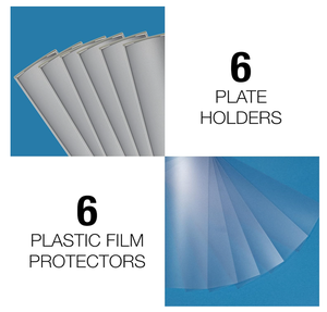Targhetta per Tavolo/<span class=keywords><strong>Ufficio</strong></span> in Alluminio Anodizzato Argento, Supporto da Parete in Metallo con Inserto in Acrilico - Product Image 2
