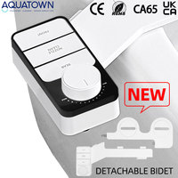 Nouvel Accessoire de Bidet Intelligent à Bouton-Clé, Buse Auto-Nettoyante, Non-Électrique et Détachable pour Toilettes