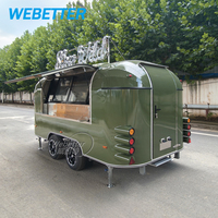 WEBETTER Camion de cuisine mobile personnalisé, camion de restauration de bubble tea, camion de desserts, camion de burgers, remorques de restauration entièrement équipées, restaurant mobile