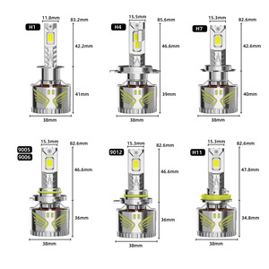 Nueva Tendencia Q50, Faros LED Súper Brillantes de 12V y 6000K, 240W 24000LM, Bombilla H4, IP68 Impermeable, Ajuste Universal, Mejor Calidad, Gran Tamaño - Product Image 3