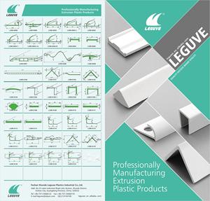 Profilé d'angle industriel en PVC à 90 degrés, extrudé, pour plâtre, carrelage, protection murale, protection de bord en plastique pour coins de mur - Product Image 6