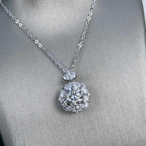 Collier ras du cou en argent sterling 925 avec pendentif étoile en moissanite ronde de 7 mm (1,2 carats) pour femme – Bijoux raffinés, idéal pour un <span class=keywords><strong>cadeau</strong></span> - Product Image 4