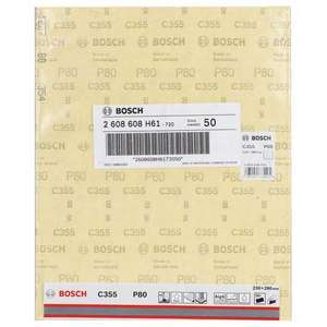 BOSCH - 2608608H65 Hoja de lija C355 230x280mm - EAN 3165140685443 ABRASIVOS PAPELES ABRASIVOS - Product Image 2