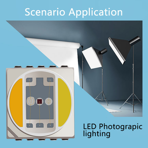 Professionnel 6064 R5MM SMD <span class=keywords><strong>LED</strong></span> RGBWW <span class=keywords><strong>2.5W</strong></span> Sanan Puce CRI95 120 Degrés pour Éclairage De Scène <span class=keywords><strong>LED</strong></span> Photographie Lumière - Product Image 6