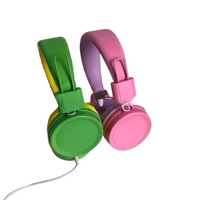 Headset Anak Murah OEM, Earphone & Headphone Berkabel Over-Ear untuk Anak, Musik & Game di Ponsel & Laptop