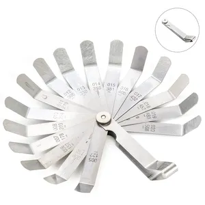 Lame en acier 16 # 65Mn à double marquage métrique outil de mesure impérial jauge d'épaisseur décalée - Product Image 1