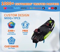 Planche à moteur professionnelle en fibre de carbone avec sac – Écologique, durable, 64 km/h, pour le surf sur lacs et rivières