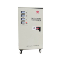 Régulateur de tension automatique (AVR) stabilisateur triphasé 380-440V 50KVA en cuivre électrique TNS Servo AC SVC