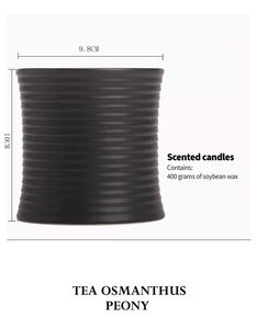 Décoration de tasse en céramique à la <span class=keywords><strong>cire</strong></span> de soja faite à la main en bois de santal écologique, très vendue - Product Image 6