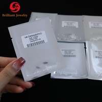 Toptan fiyat beyaz Lab yetiştirilen gevşek elmas DEF VS VVS gerçek HPHT gevşek Lab Diamonds Melee elmas 0.8 ila 4.1mm