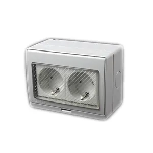 Waterproof Switch Waterproof Boxes And Socket Outdoor Use Double Wall German Sockets Outlet Waterproof Electrical Box Cover