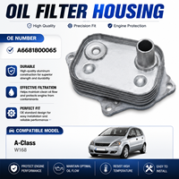 Excelente Carcasa de Filtro de Aceite de Motor para Mercedes-Benz Clase A W168 OE A6681800065, Disipación de Calor Eficiente