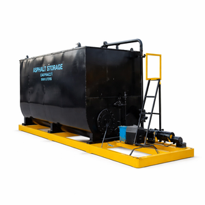 ถังเก็บบิทูเมนแบบมีระบบทำความร้อน ระบบทำความร้อนแอสฟัลต์อุตสาหกรรม อุปกรณ์ถังน้ำมันเชื้อเพลิงสำหรับงานก่อสร้างถนน - Product Image 2