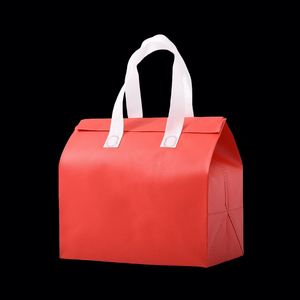 Sac isotherme en aluminium non tissé personnalisé avec logo pour aliments, repas, boissons, pique-nique, vente en gros - Product Image 1