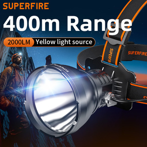 21700充電式LEDヘッドランプ2000LM高強度400mロングスロー90 ° チルト調整防水デザイン釣りキャンプ用 - Product Image 3