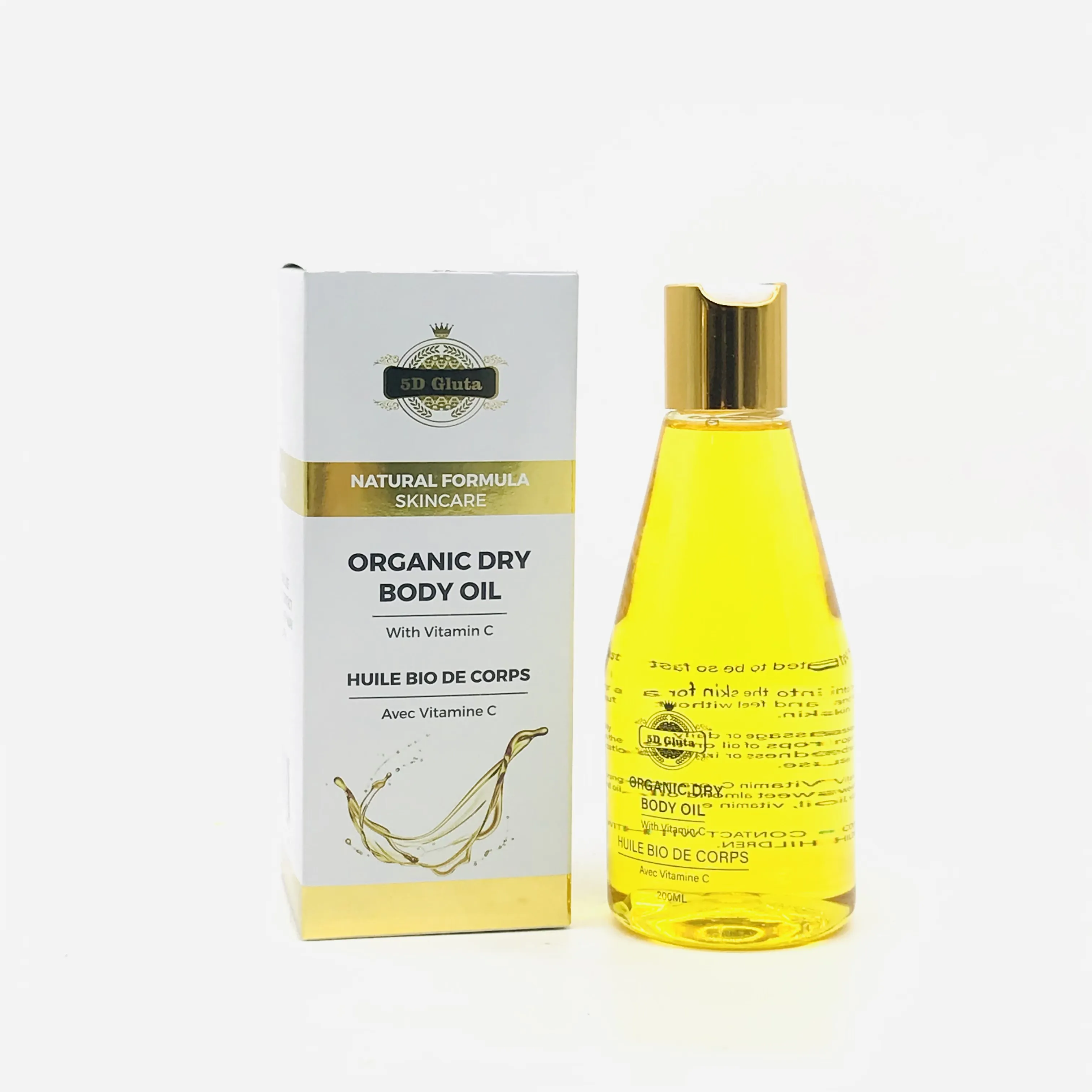huile glutathion 100% Natural ORGANIC DRY BODY OIL with Gluta All Health Supplements on glutathione iv Pack Size:3-Pack