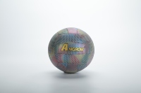 Ballon de volley-ball d'entraînement intérieur AMGROW, design réfléchissant et lumineux, taille 5, pour adultes, couleur personnalisée, cuir PU MS002