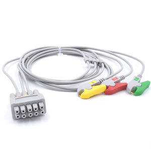 สาย ECG GE Markquette 3ตะกั่วเข้ากันได้กับแดช4000สาย ECG - Product Image 1