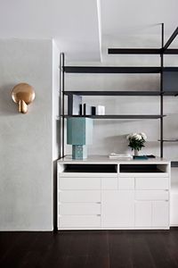<span class=keywords><strong>Librerie</strong></span> Moderne con Struttura <span class=keywords><strong>in</strong></span> <span class=keywords><strong>Metallo</strong></span> e Scaffali da Terra a Soffitto per Soggiorno, Ufficio, Camera da Letto - Mobili con Spazio di Archiviazione Sospeso - Product Image 6