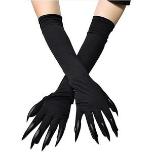 Sarung Tangan Kuku Panjang Cosplay Halloween Sarung Tangan Pesta Kuku Panjang Alat Peraga Halloween Cakar Monster Sarung Tangan Kostum Halloween - Product Image 1