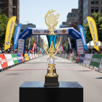 Trophée en acrylique pas cher pour les événements sportifs et les concours de danse, cyclisme, taekwondo