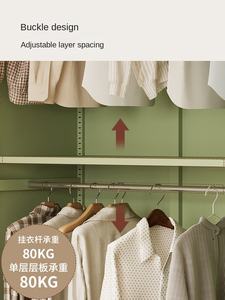 Armario Independiente Estilo Francés Retro, Nueva Llegada 2025, Puerta de Acero, Armario <span class=keywords><strong>Infantil</strong></span> Libre de Formaldehído para Colgar Ropa - Product Image 4